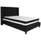 Flash Furniture Platform Bed Set, Riverdale, Full, Black HG-BM-38-GG - alternate 4